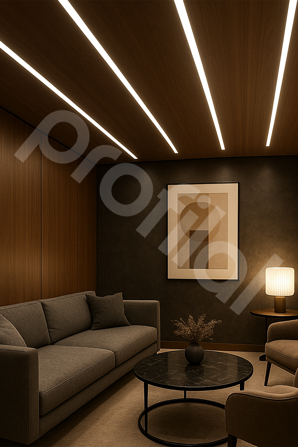 1.5 cm Alüminyum Alçıpan Led Profil 1.5 cm Alüminyum Alçıpan Led Profil
